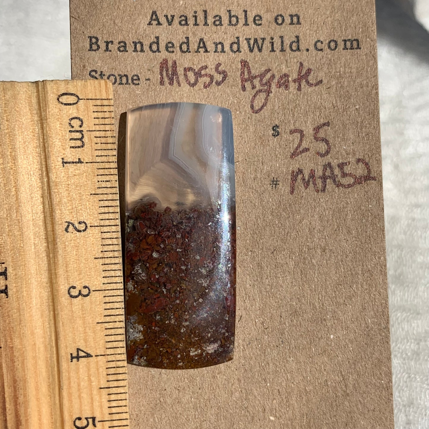 Moss Agate Cabochon- MA52