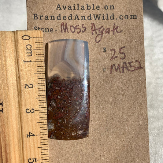 Moss Agate Cabochon- MA52