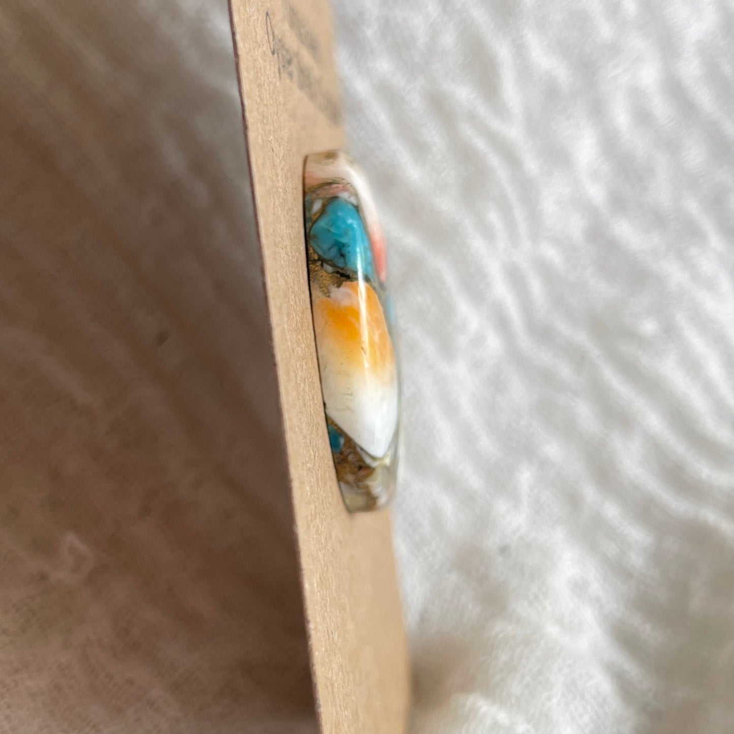 Turquoise, Oystershell, Copper Cabochon - TOC28 2EB77D89-F4F6-4970-9523-8DED9A44F946 Brandedandwild.com