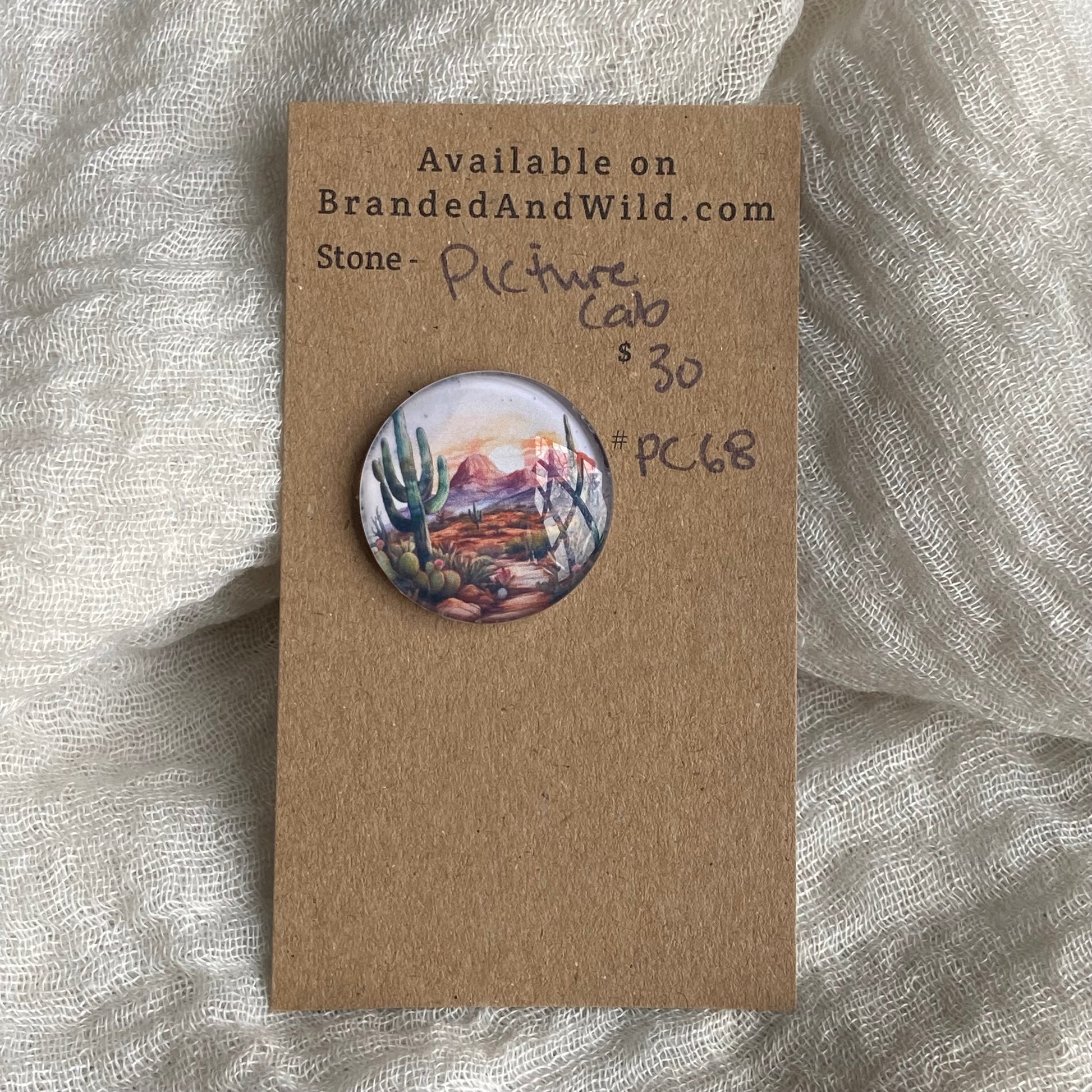 Picture Cabochon - Cabochon - PC68 2ED4405C-F32C-4B7A-B16A-D807615D9769 Brandedandwild.com