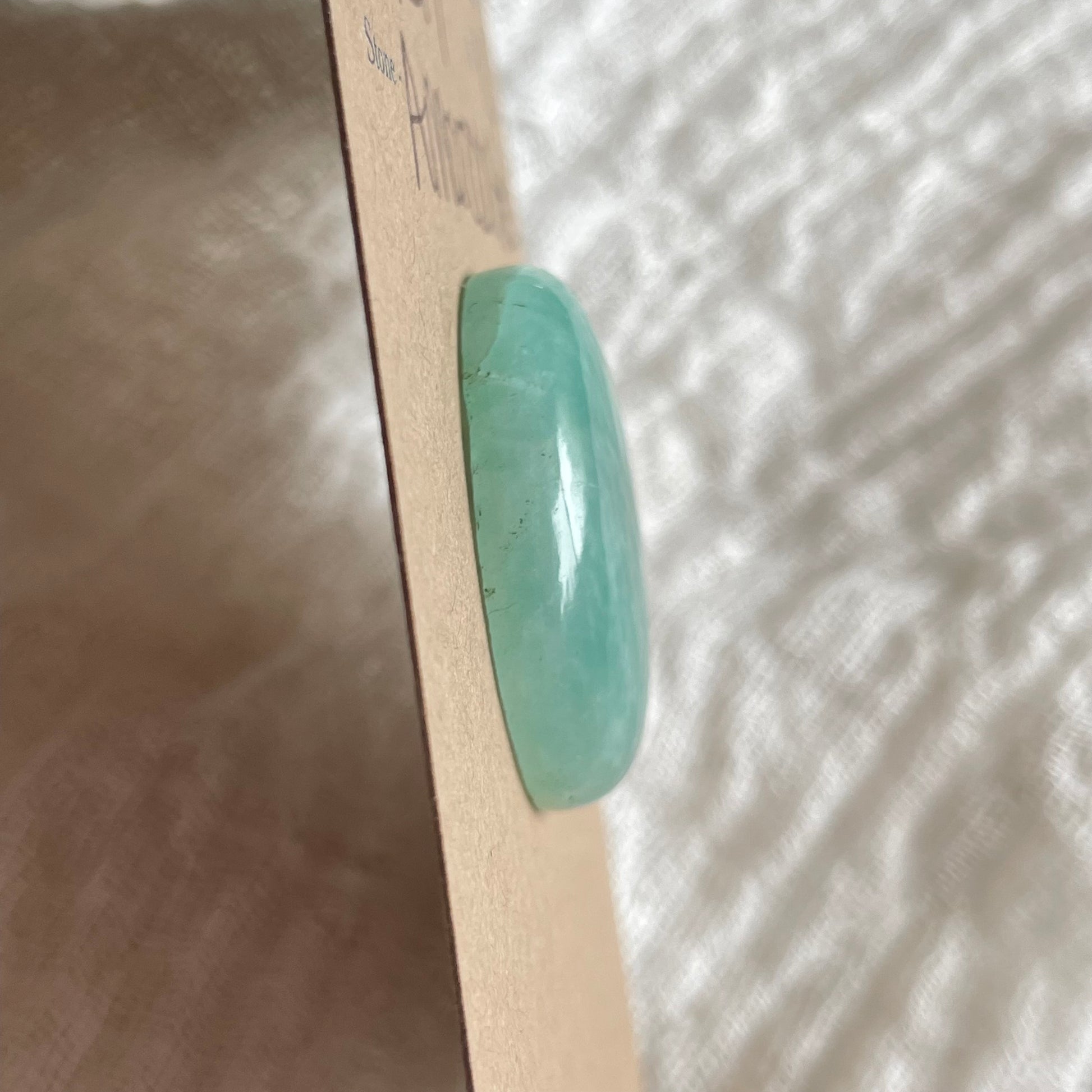 Amazonite Cabochon - AZ17 2EE6D119-64BD-4B8A-AD1E-49A90AF881FD Brandedandwild.com