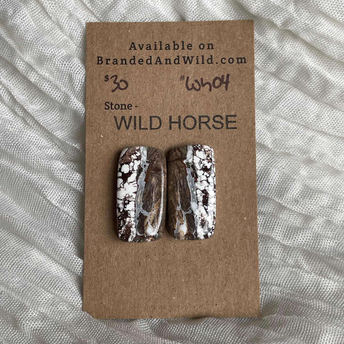 Wild Horse Cabochon - WH04 2F3C1DEA-8CD8-4E25-A4AB-606C52945A7A Brandedandwild.com