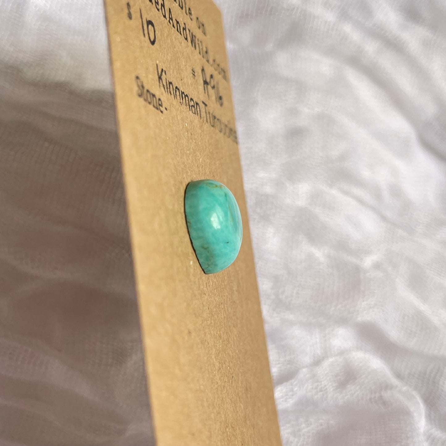 Kingman Turquoise Cabochon - KT96 2F4D0BB3-6187-40ED-BBC6-27C987D2A306 Brandedandwild.com