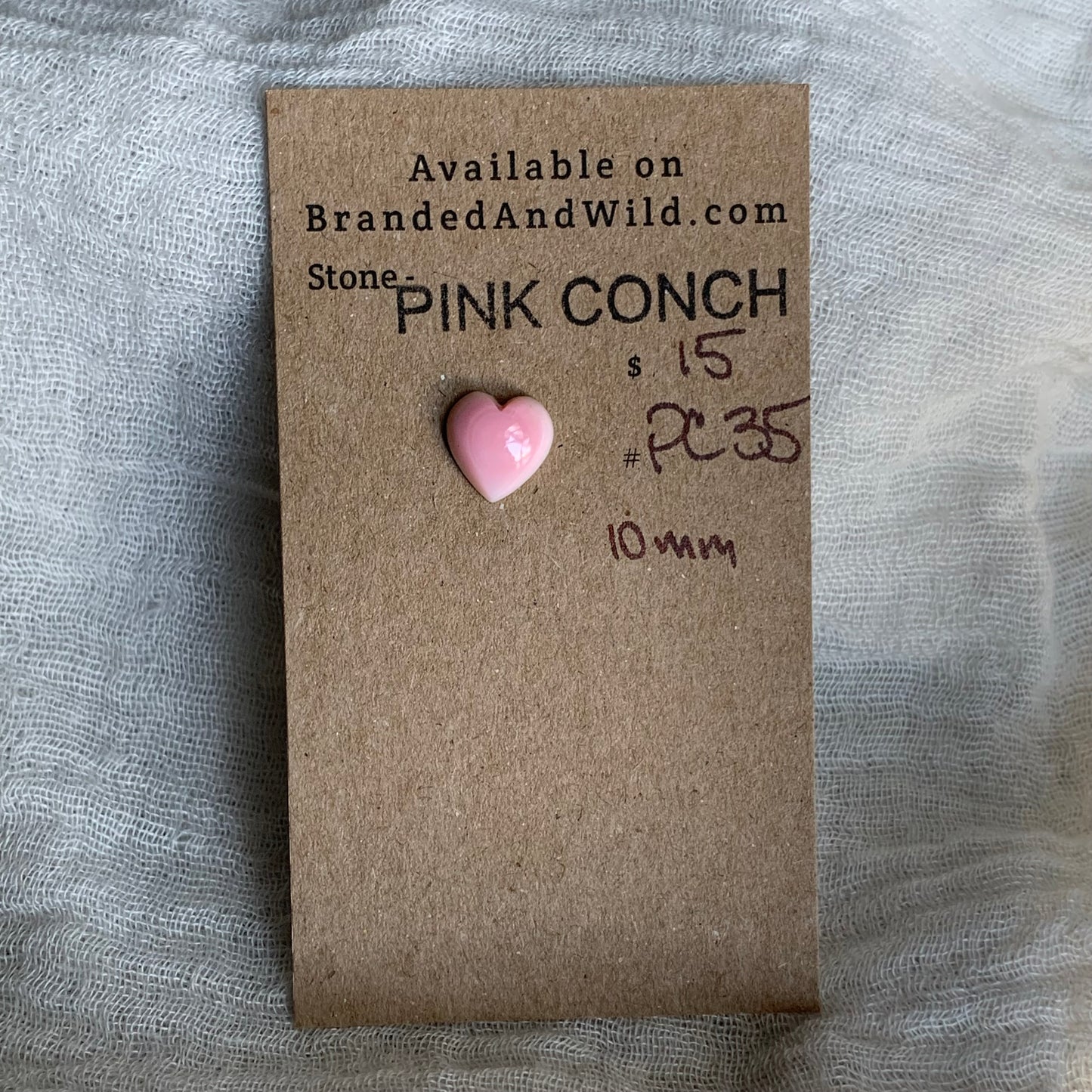 Pink Conch Cabochon - PC35
