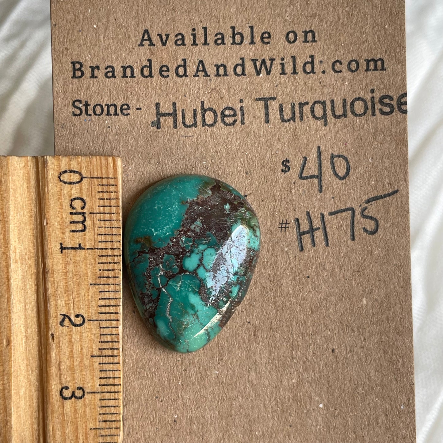 Hubei Turquoise Cabochon - H175 2F55C661-3AD2-4B08-868B-2B86779853B0 Brandedandwild.com