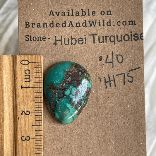 Hubei Turquoise Cabochon - H175 2F55C661-3AD2-4B08-868B-2B86779853B0 Brandedandwild.com