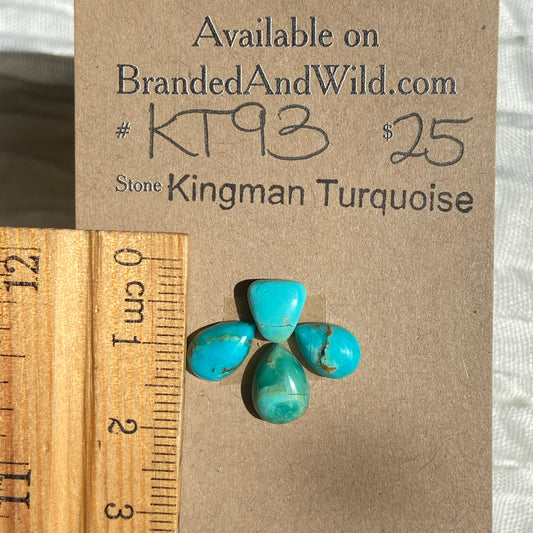 Kingman Turquoise Cabochon - KT93 2F582E7E-7DD5-4163-8C2D-667CBB52CA03 Brandedandwild.com