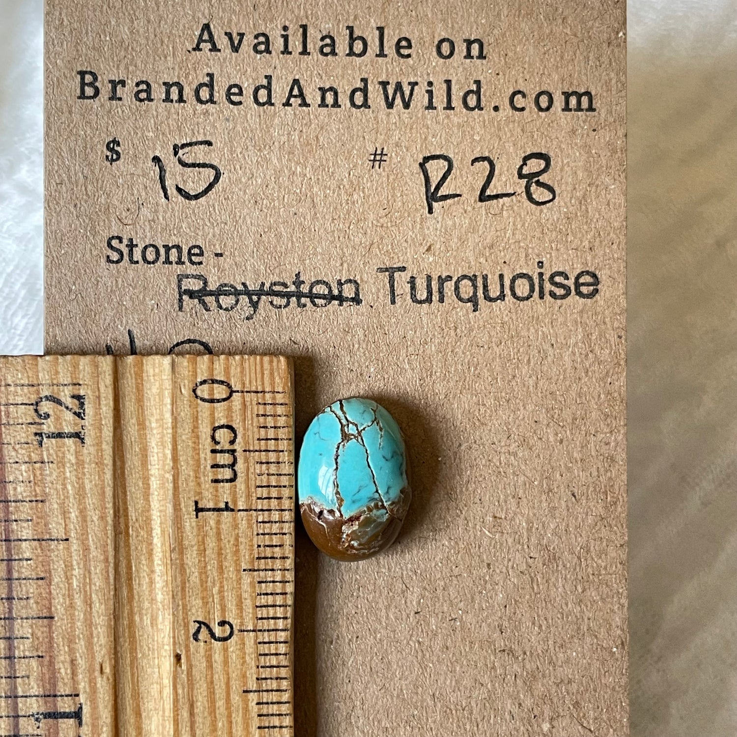 #8 Turquoise Cabochon - R28 2F5B3EF2-CEB9-49BC-835B-789E851826DD Brandedandwild.com