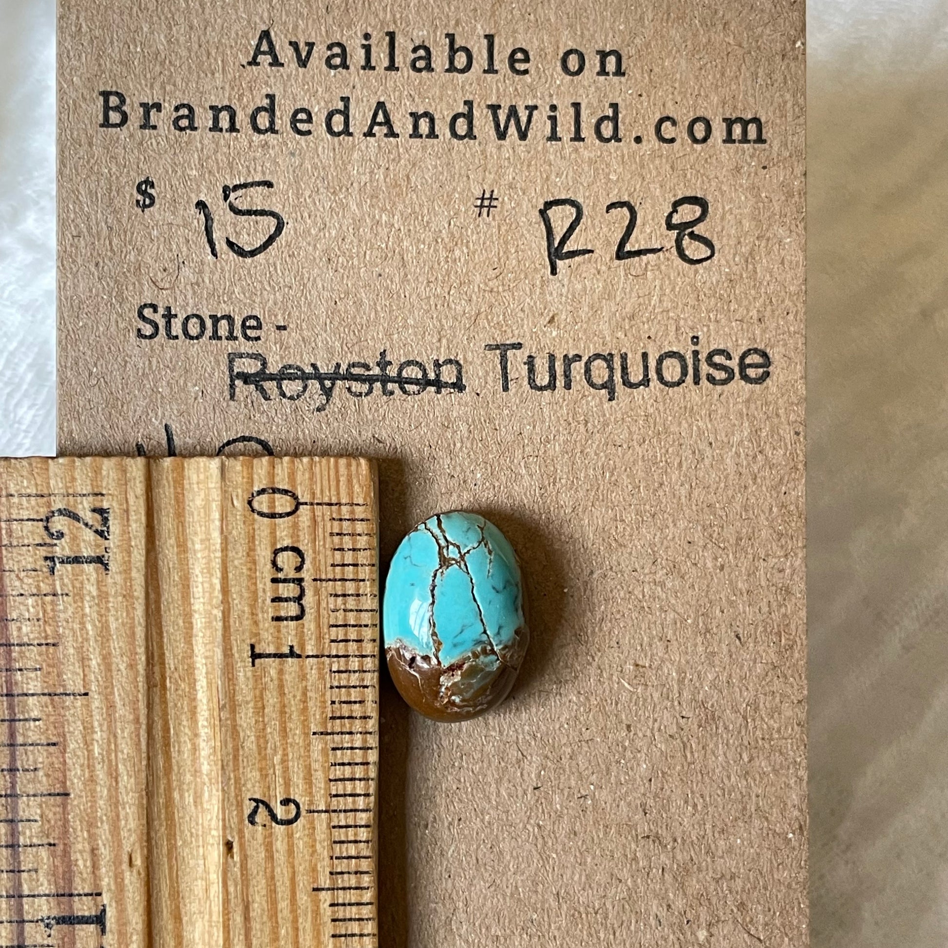 #8 Turquoise Cabochon - R28 2F5B3EF2-CEB9-49BC-835B-789E851826DD Brandedandwild.com