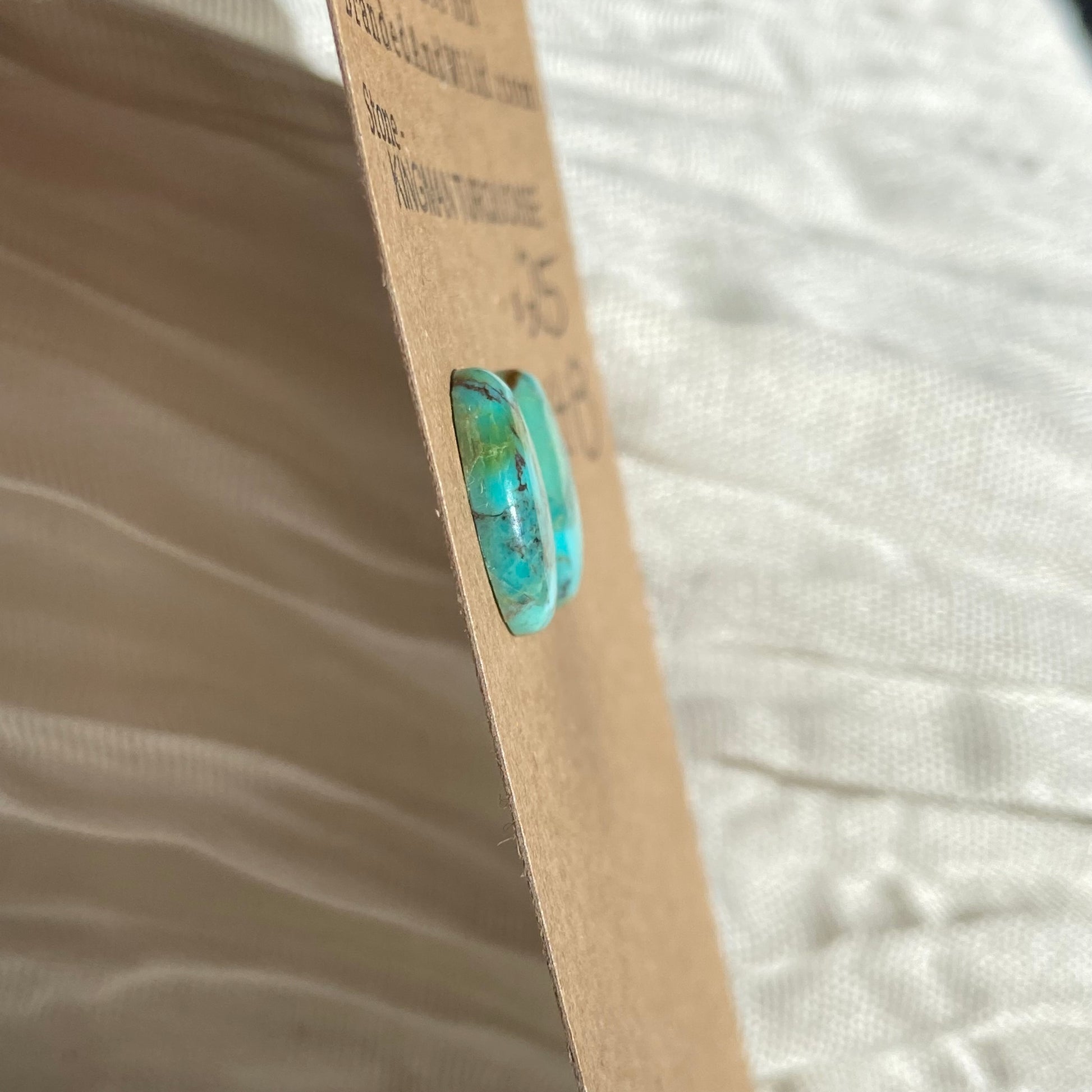 Kingman Turquoise Cabochon - KT13 2F7CC5B2-1C55-4112-B510-C318A985C883 Brandedandwild.com