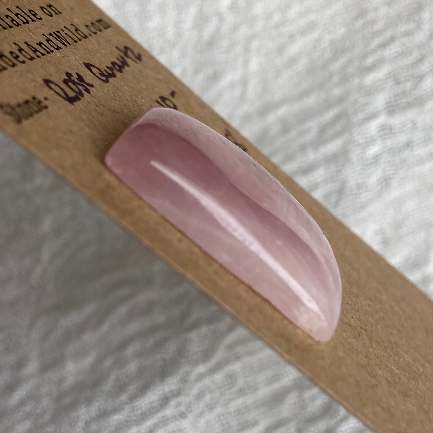 Rose Quartz Cabochon - RQ08