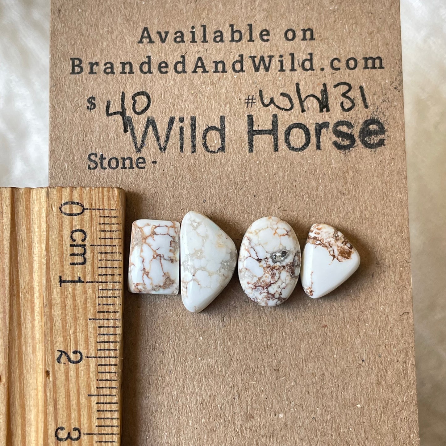 Wild Horse Cabochon - WH131 2FAAAEA2-A022-491B-A926-E8A7AC59C26E Brandedandwild.com