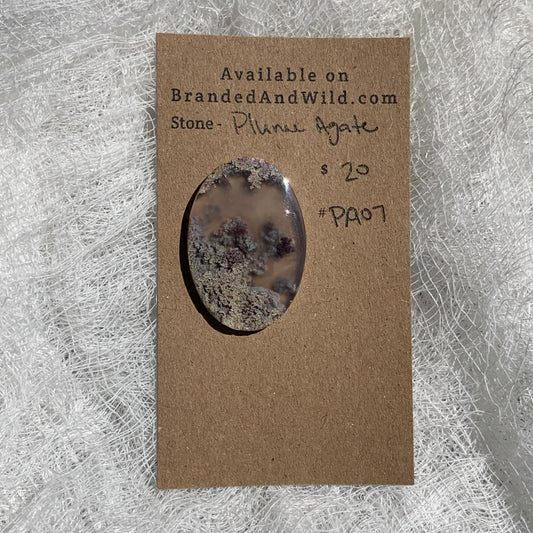 Plume Agate Cabochon - PA07