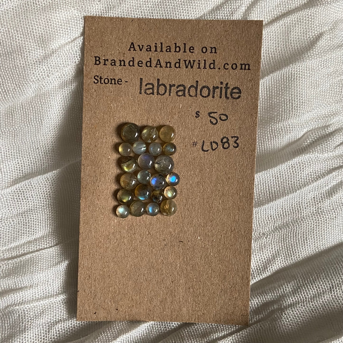 Labradorite Cabochon - L083 2FADFFC5-666B-473A-9028-41458D1C8657 Brandedandwild.com