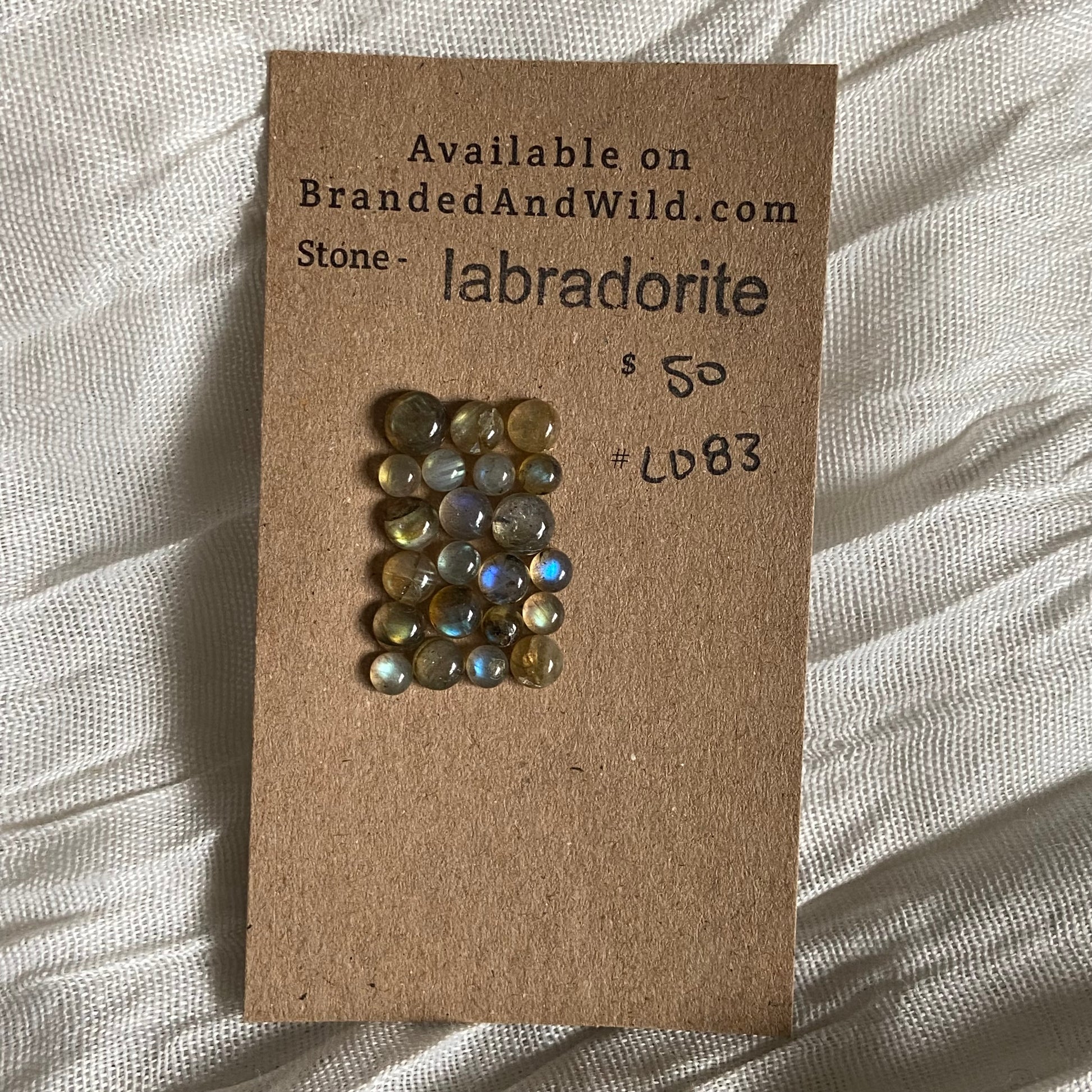 Labradorite Cabochon - L083 2FADFFC5-666B-473A-9028-41458D1C8657 Brandedandwild.com