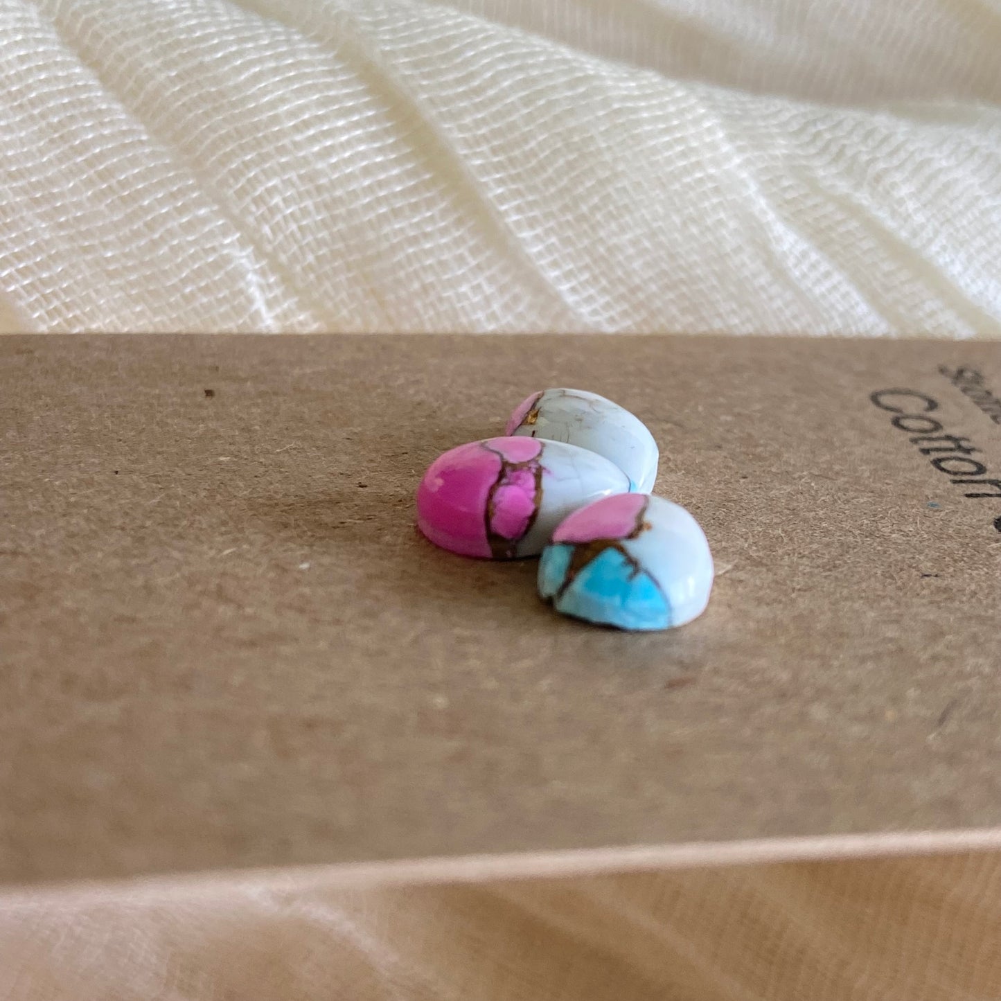 Cotton Candy Cabochon - CC61 2FDF0118-CEDF-4052-B12D-95B78CD757D1 Brandedandwild.com