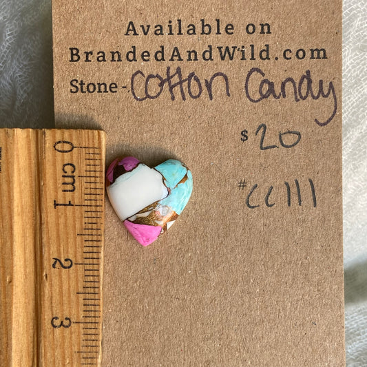 Cotton Candy Cabochon - CC111 2FEA1AC9-D4EE-4147-A8C3-269793BA560E Brandedandwild.com