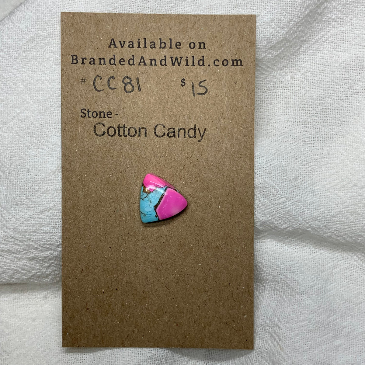 Cotton Candy Cabochon - CC81 2FF790CF-B102-4AA1-AAF0-19BF8493AF60 Brandedandwild.com