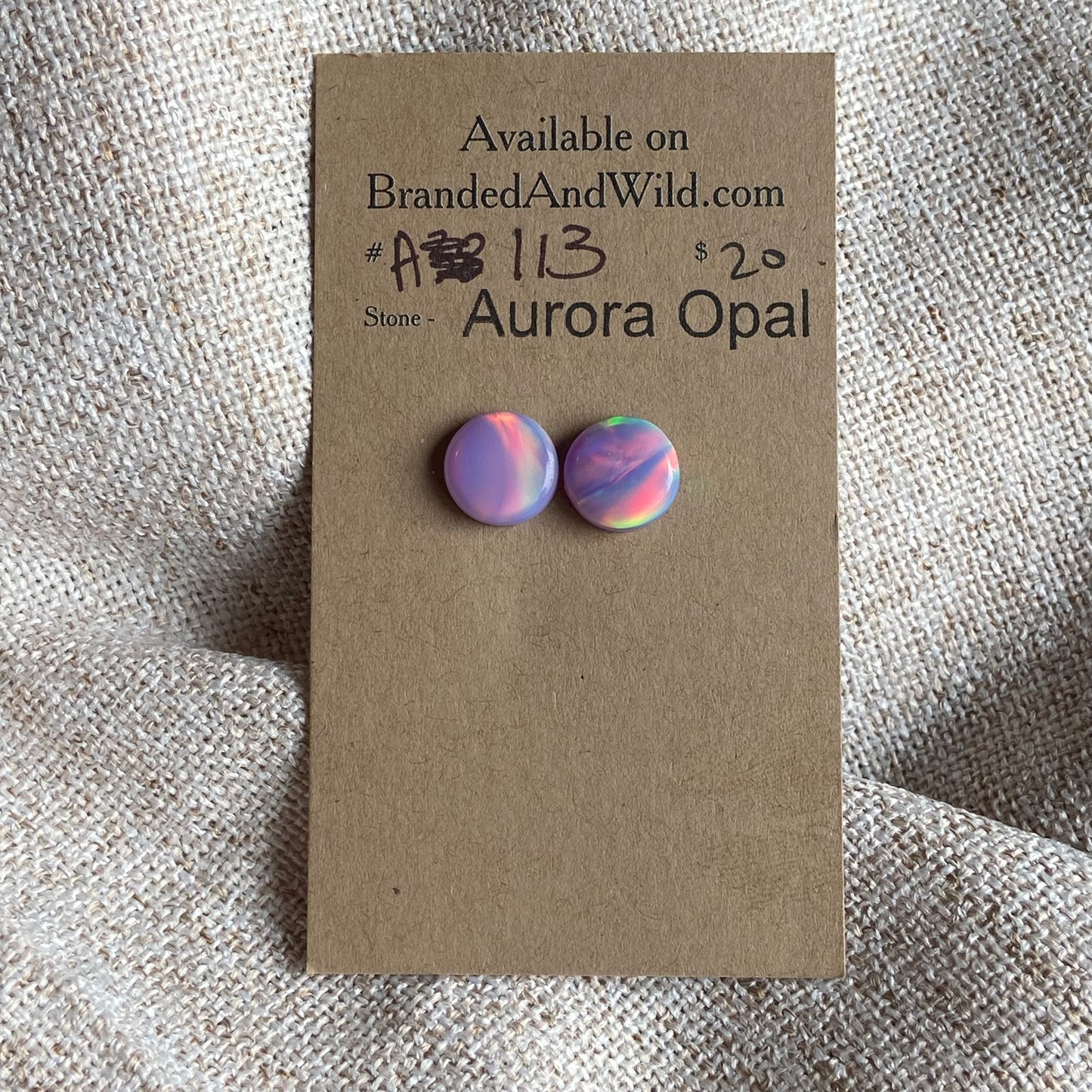 Aurora Opal Cabochon - A113 302DE751-1C57-4B89-B6CF-3F11FBBE4E73 Brandedandwild.com