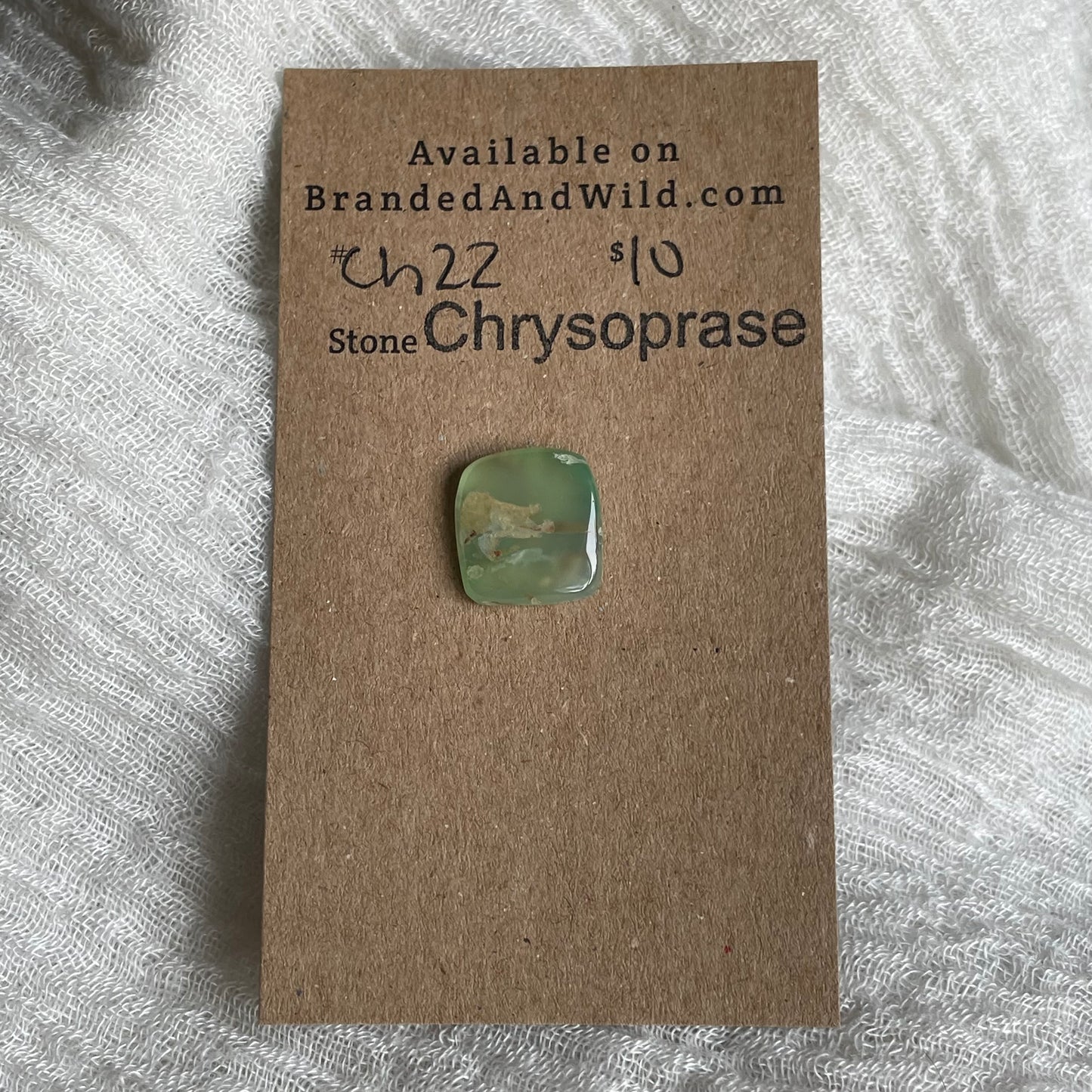 Chrysoprase Cabochon - Ch22