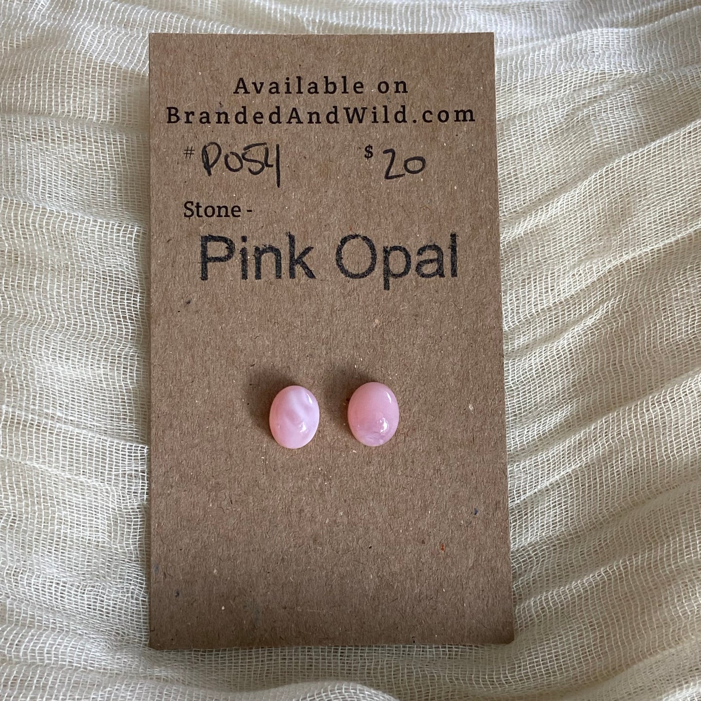 Pink Opal Cabochon - P054