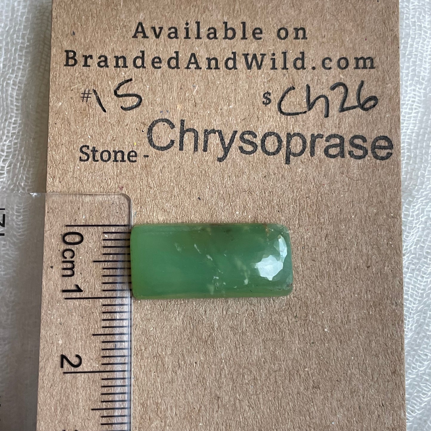 Chrysoprase Cabochon - Ch26