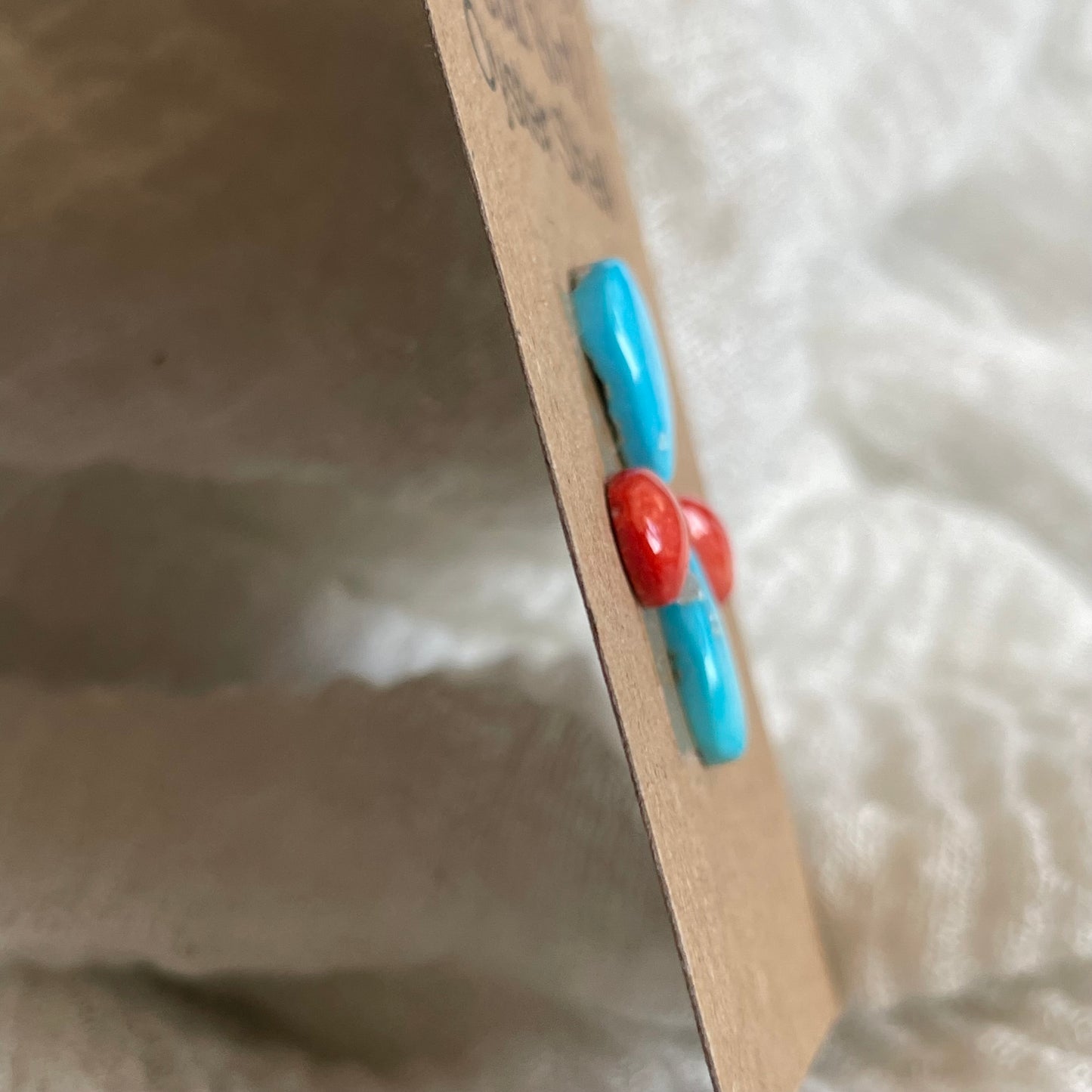 Oyster Shell / Blue bird Cabochon - MIX228
