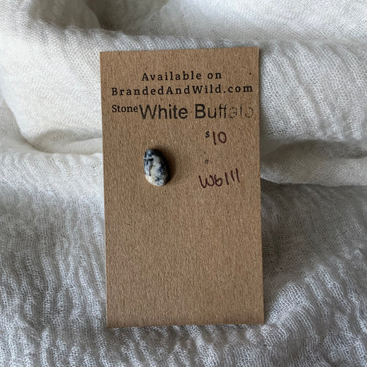 White Buffalo Cabochon - WB111