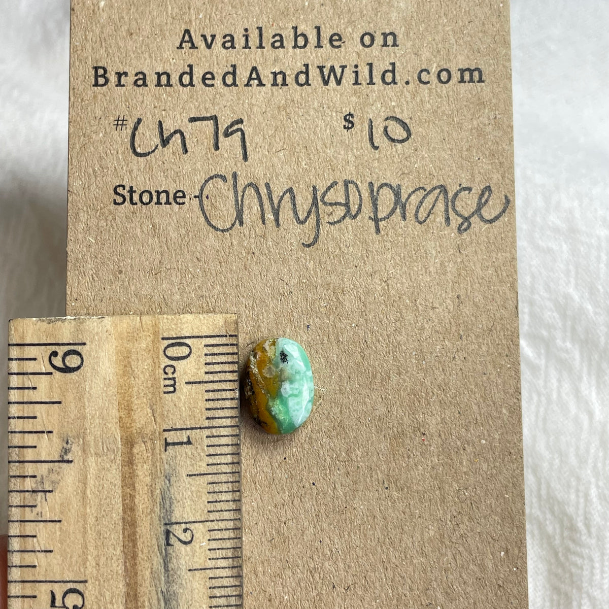 Chrysoprase Cabochon - CH79 30E53C60-FA3C-4086-9CB3-7C380076197E Brandedandwild.com