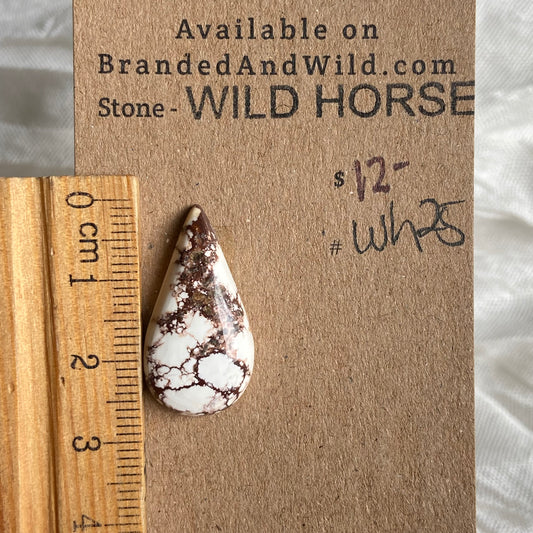 Wild Horse Cabochon - WH25 30ED2788-23FD-4C54-B4E1-77D42876BAC9 Brandedandwild.com