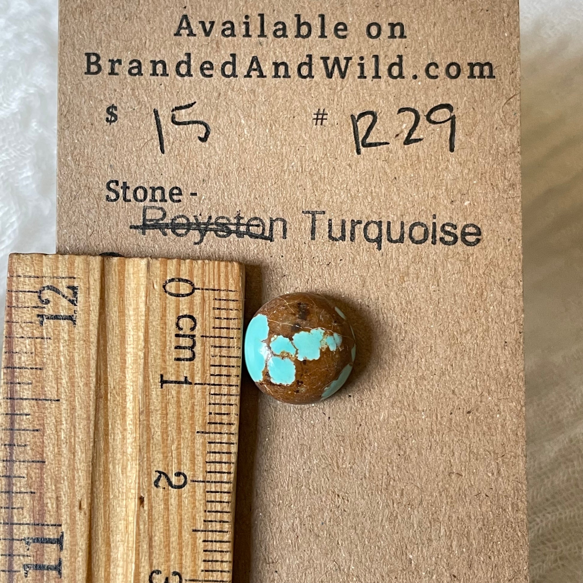 #8 Turquoise Cabochon - R29 311E23DC-4BB7-4A35-8C94-BD07BEE585DC Brandedandwild.com