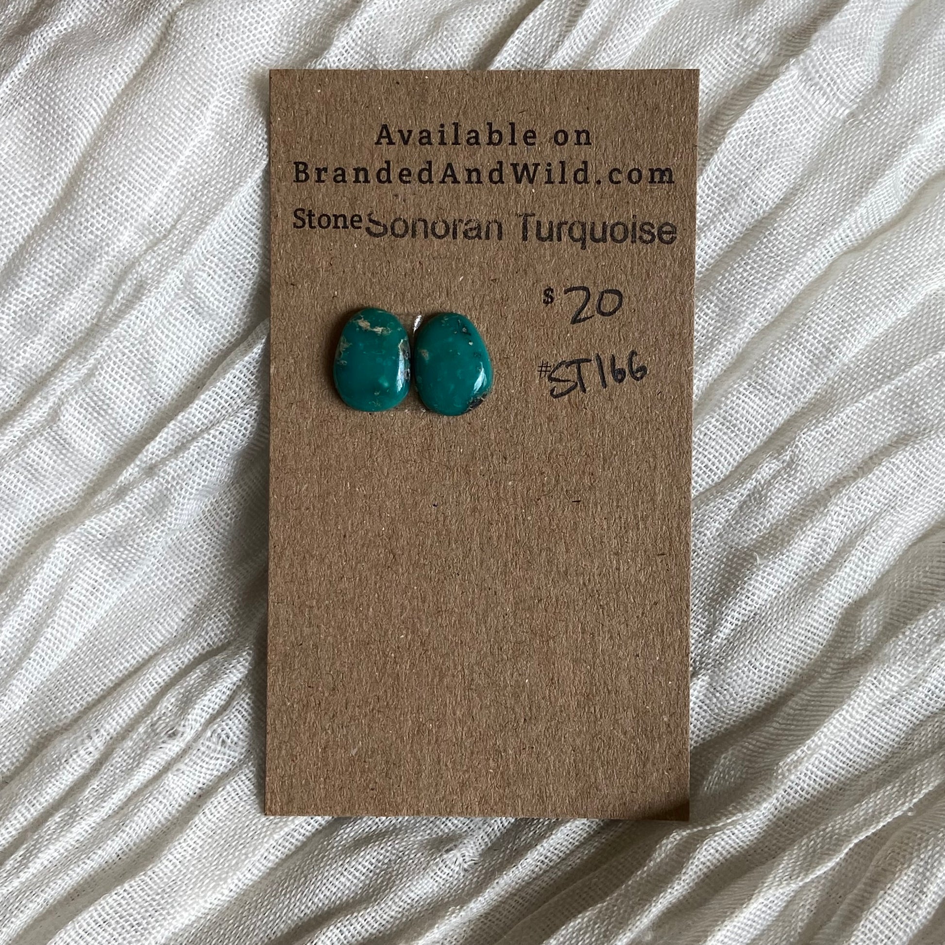 Sonoran Turquoise Cabochon - ST166 312D5C27-EC4D-42E6-B777-0EFA9B7F46FC Brandedandwild.com