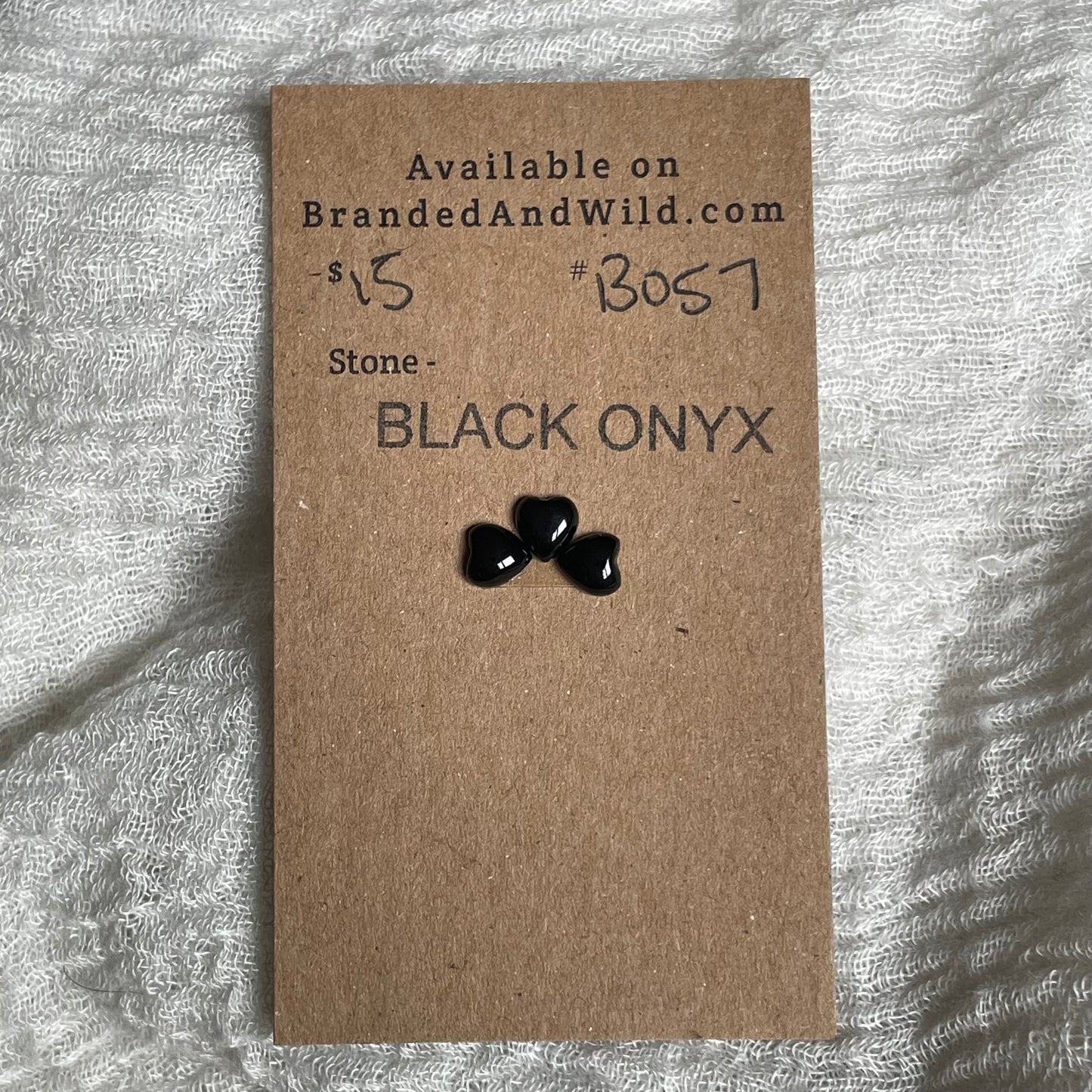 Black Onyx - Cabochon - BO57
