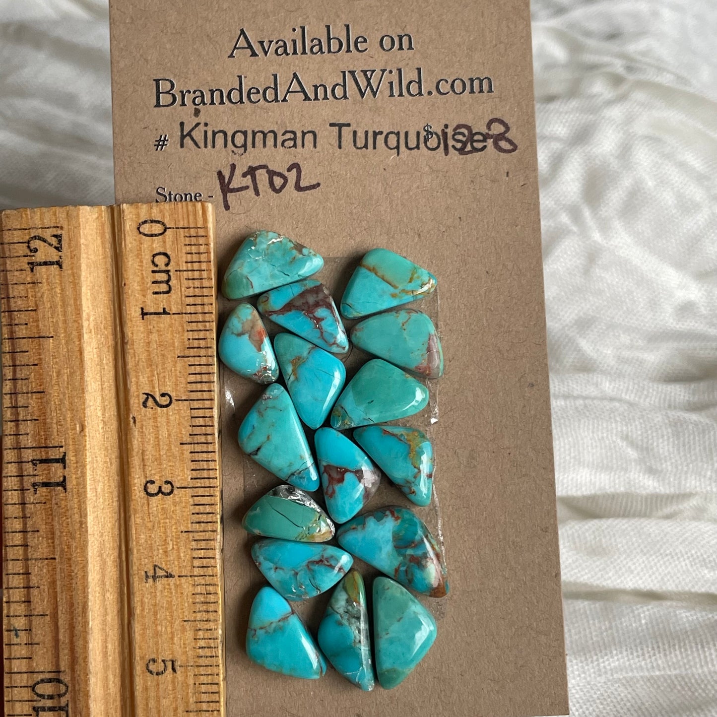 Kingman Turquoise Cabochon - KT02 31485E03-7054-4EFC-ABDD-2BF824990FEB Brandedandwild.com