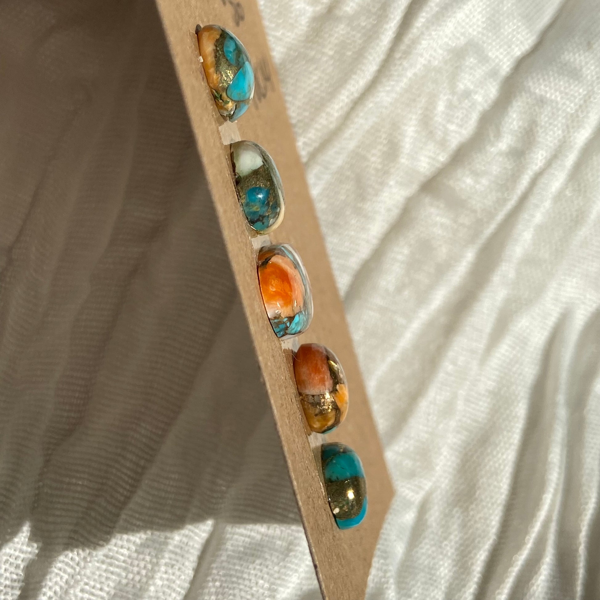 Turquoise, Oystershell, Copper Cabochon - TOC14 3159F28B-C84B-419B-A77E-576BC98010A8 Brandedandwild.com