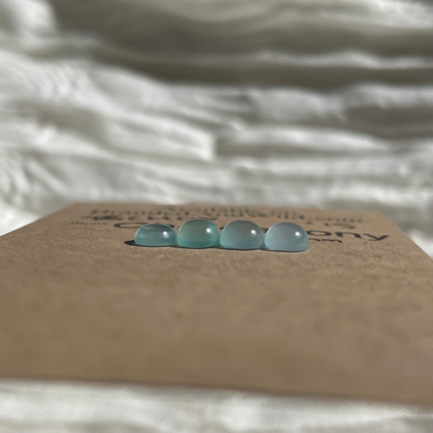Chalcedony Cabochon - CH08 315B8F4E-B5C4-4E6F-95DC-B953E647E6AD Brandedandwild.com