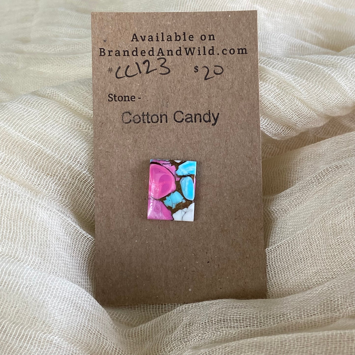 Cotton Candy Cabochon - CC123 315DD1FD-C8AF-4ACA-9FAA-E739E4968FB6 Brandedandwild.com