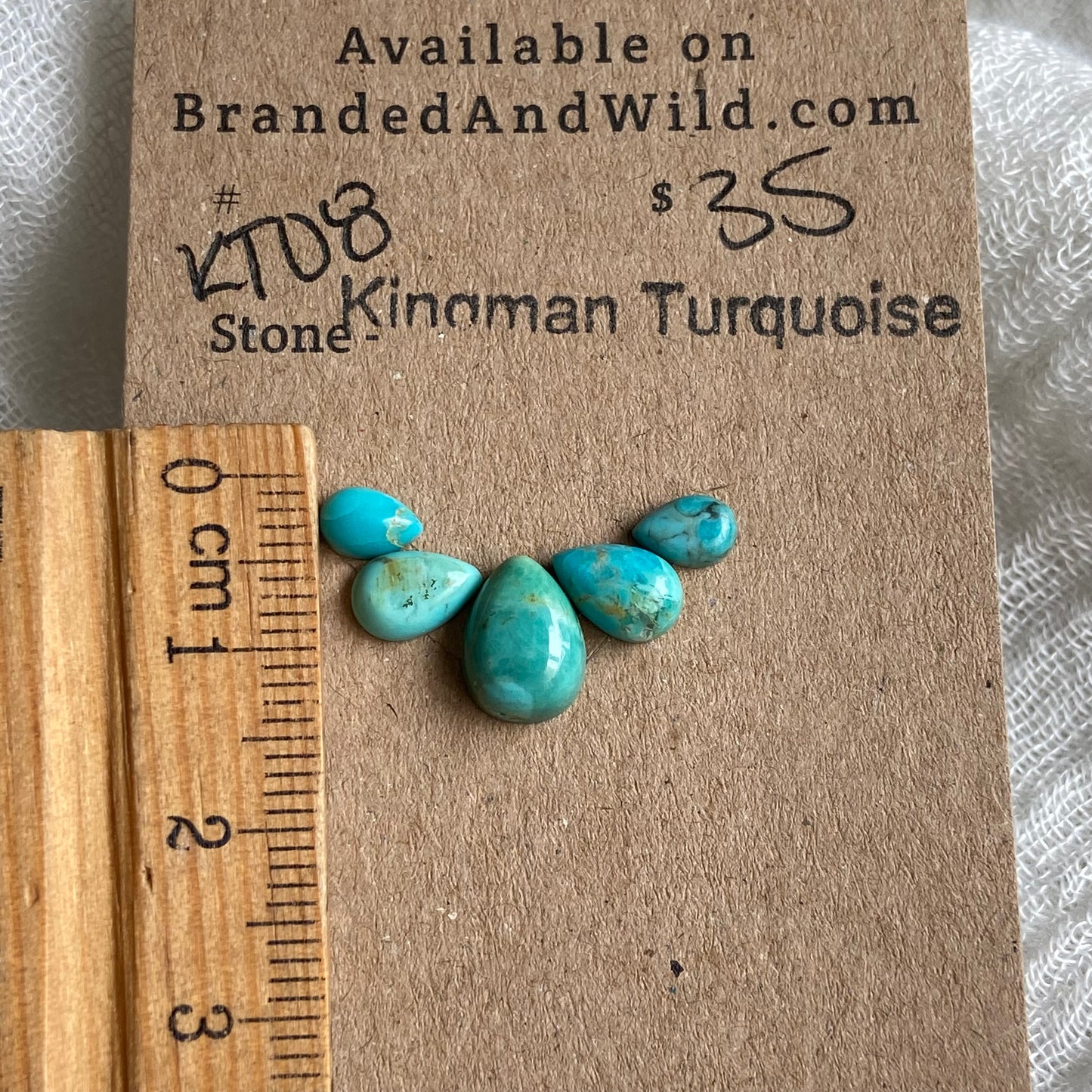 Kingman Turquoise Cabochon - KT08