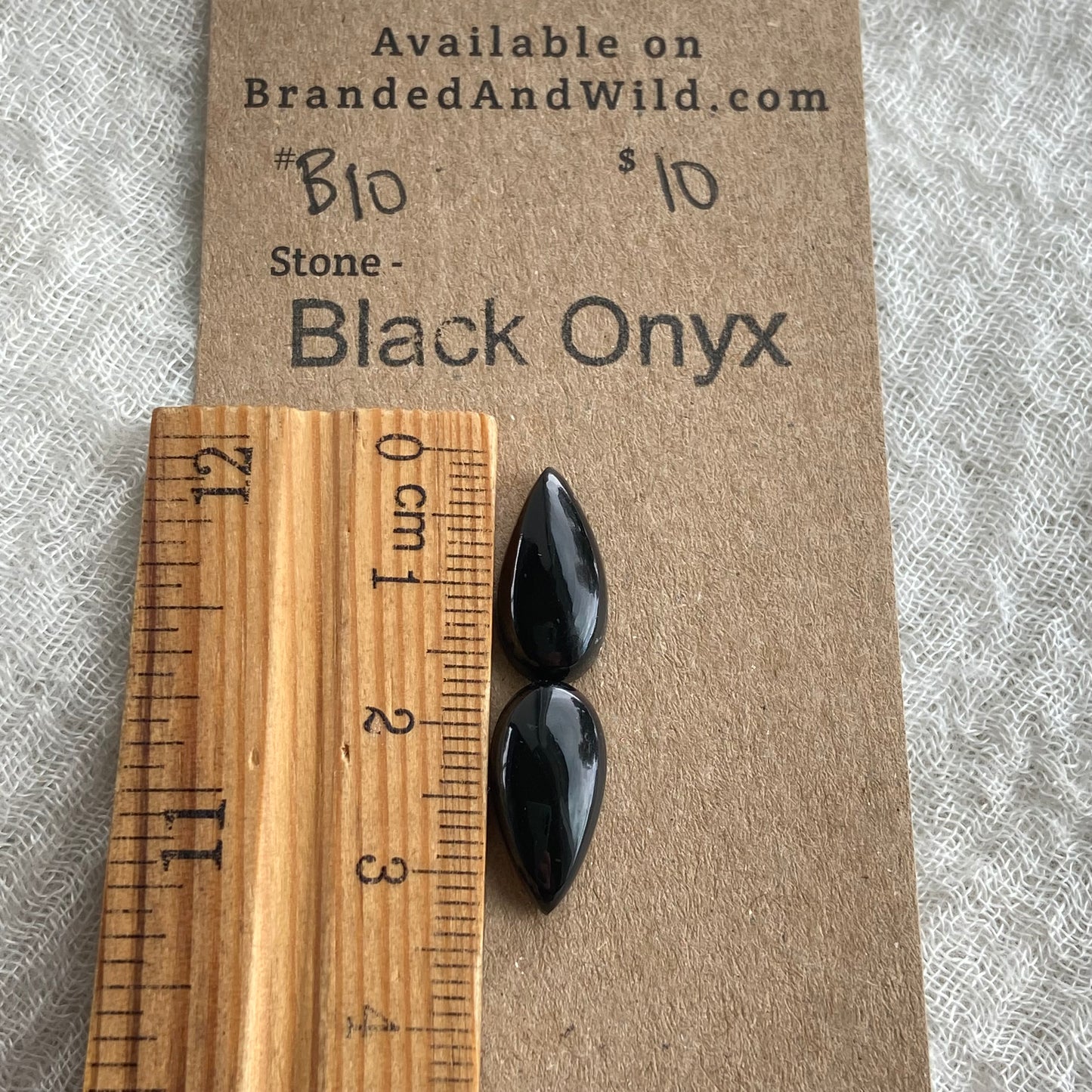 Black Onyx - Cabochon - B10