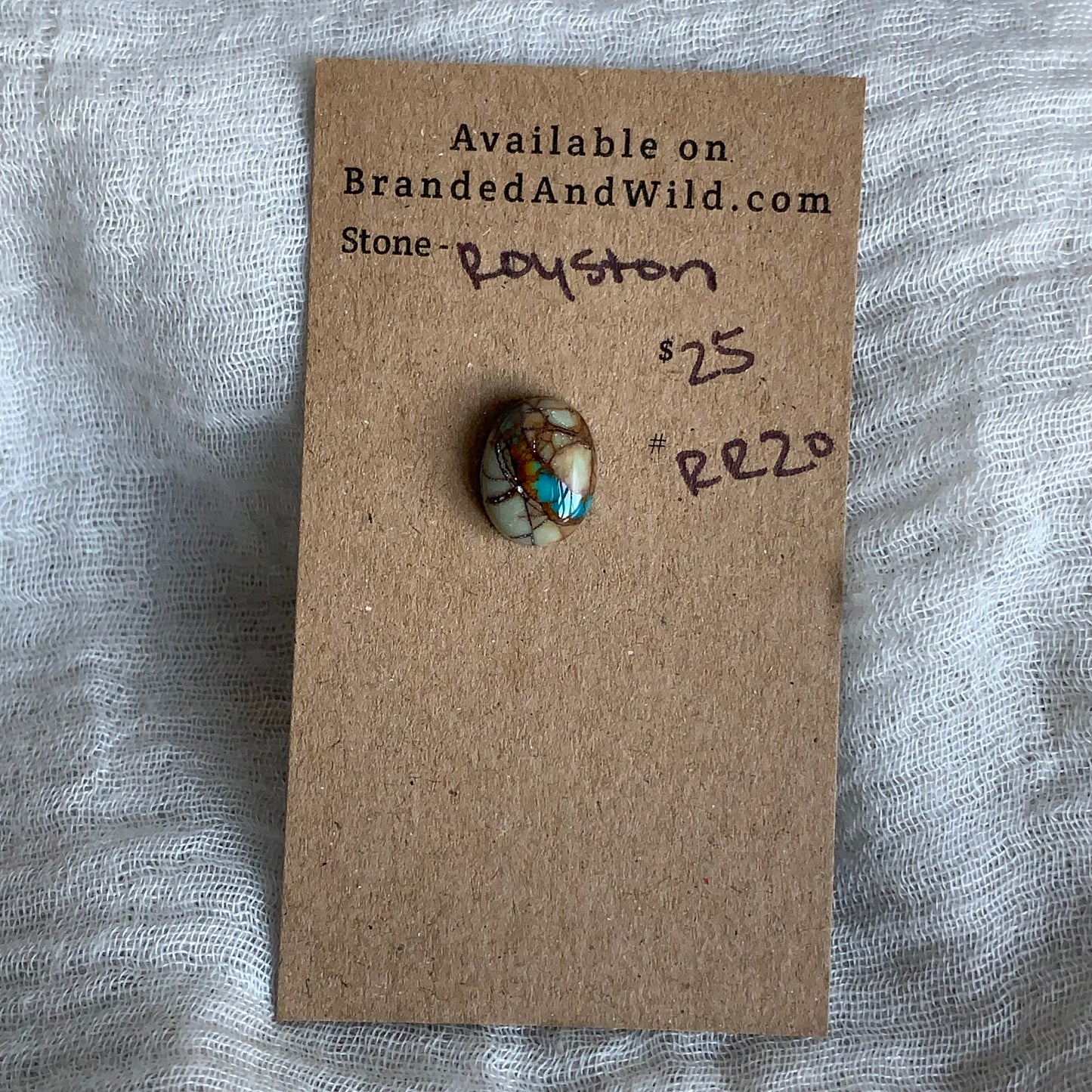 Royston Ribbon Turquoise Cabochon RR20
