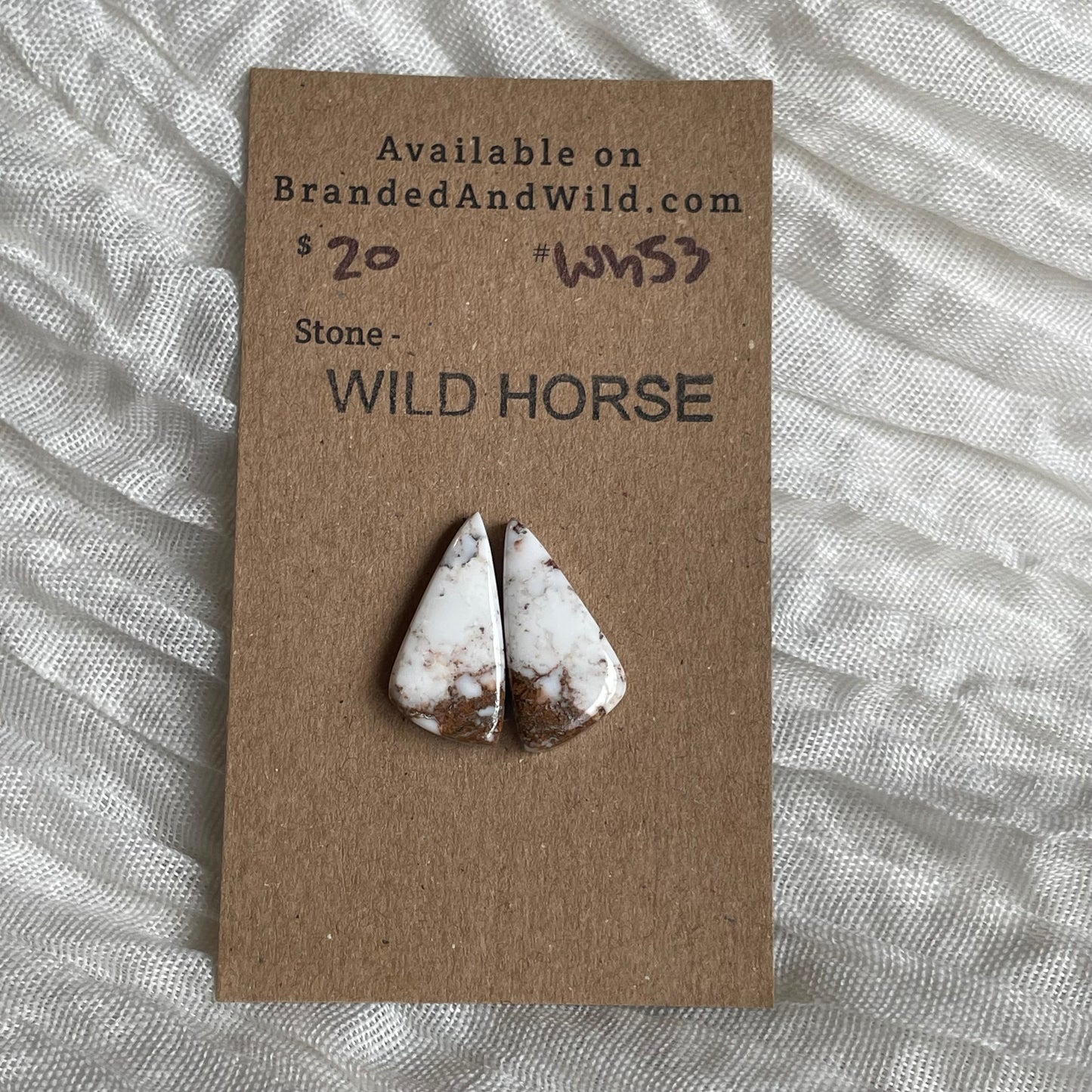 Wild Horse Cabochon - WH53 319B042B-8A9D-4704-8700-C113F03C3A86 Brandedandwild.com