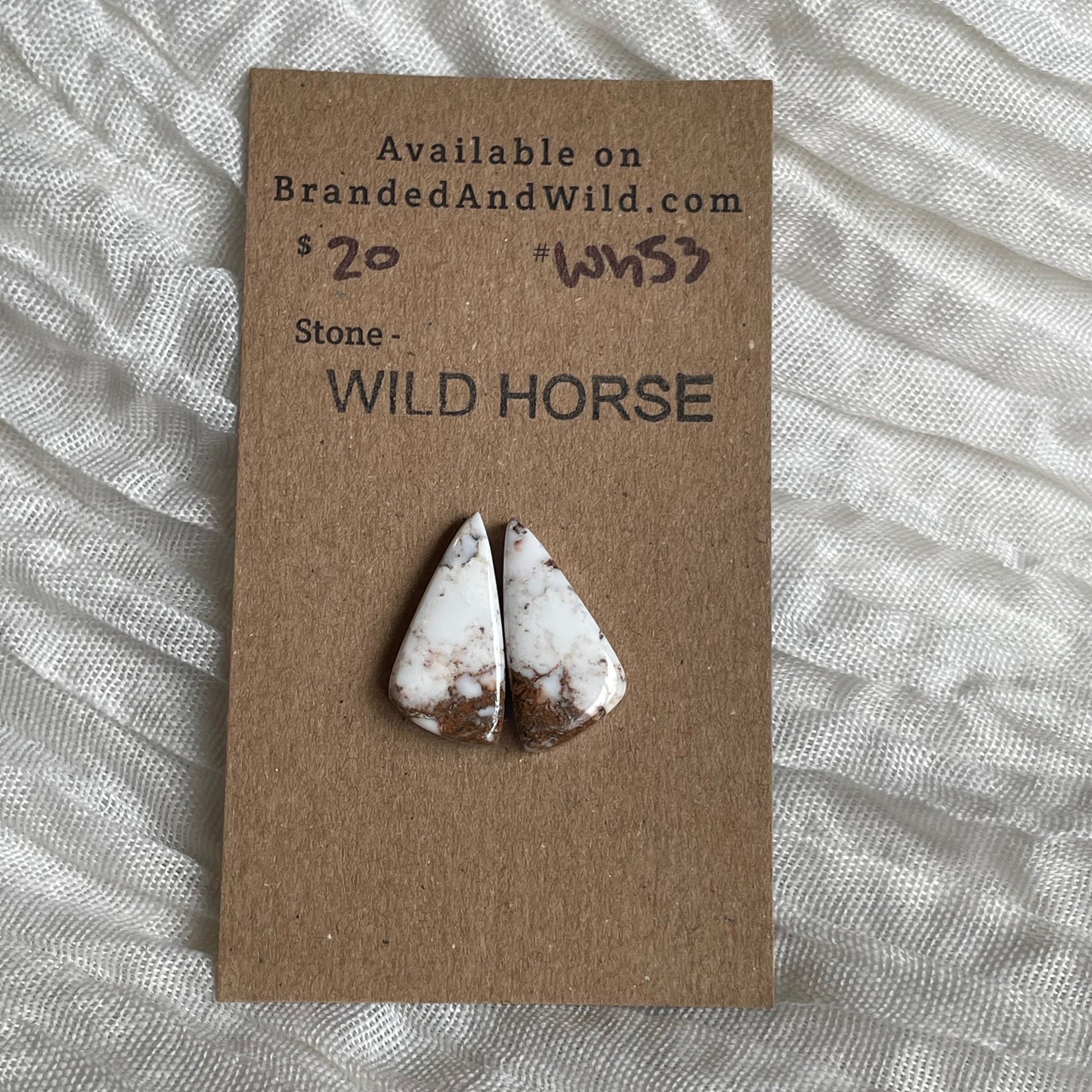Wild Horse Cabochon - WH53 319B042B-8A9D-4704-8700-C113F03C3A86 Brandedandwild.com