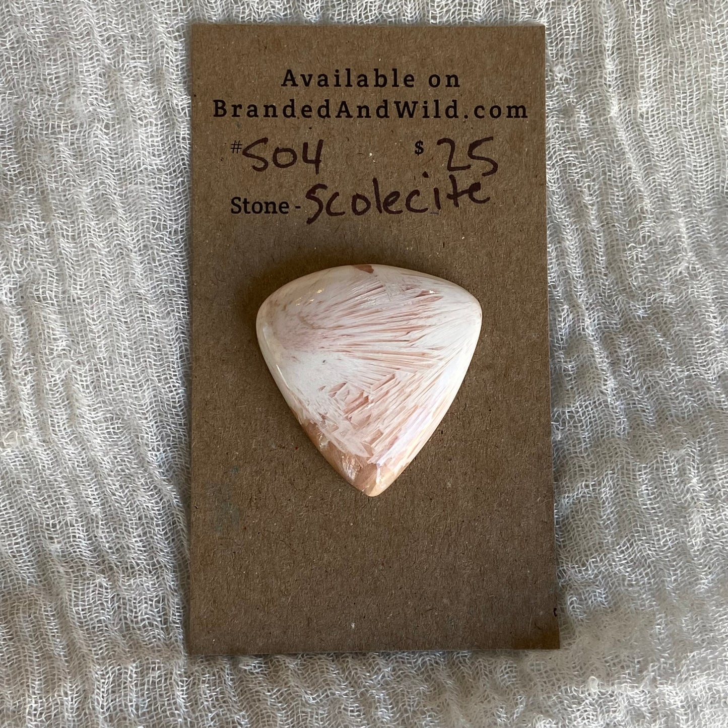 Scolecite Cabochon - S04
