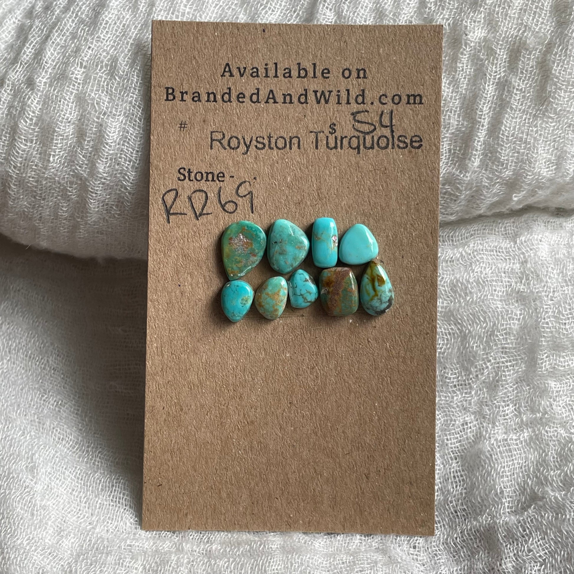 Royston Turquoise Cabochon - RR69 31BA02D4-A4DE-4D1A-9ACA-C6BA11FBCCE5 Brandedandwild.com