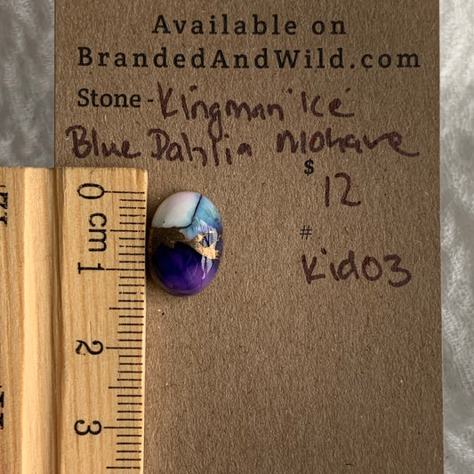 Kingman Ice Blue Dahlia Mohave - KID03