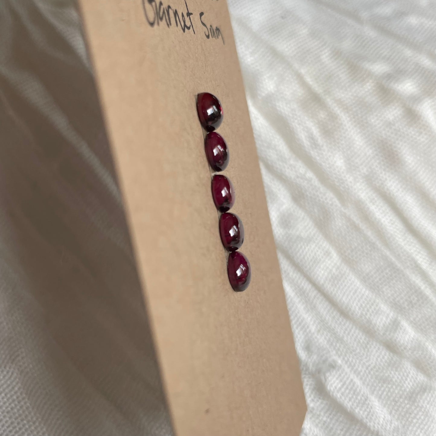 Garnet Cabochon - G80 31E88AEA-C46E-4098-A4AE-1E4A24023BD0 Brandedandwild.com