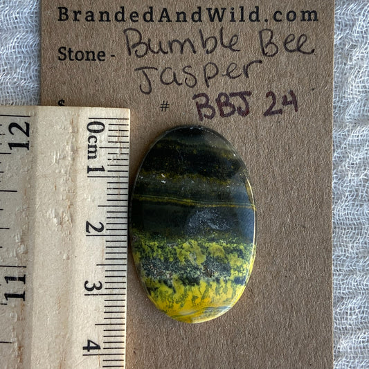 Bumblebee Jasper Cabochon - BBJ24
