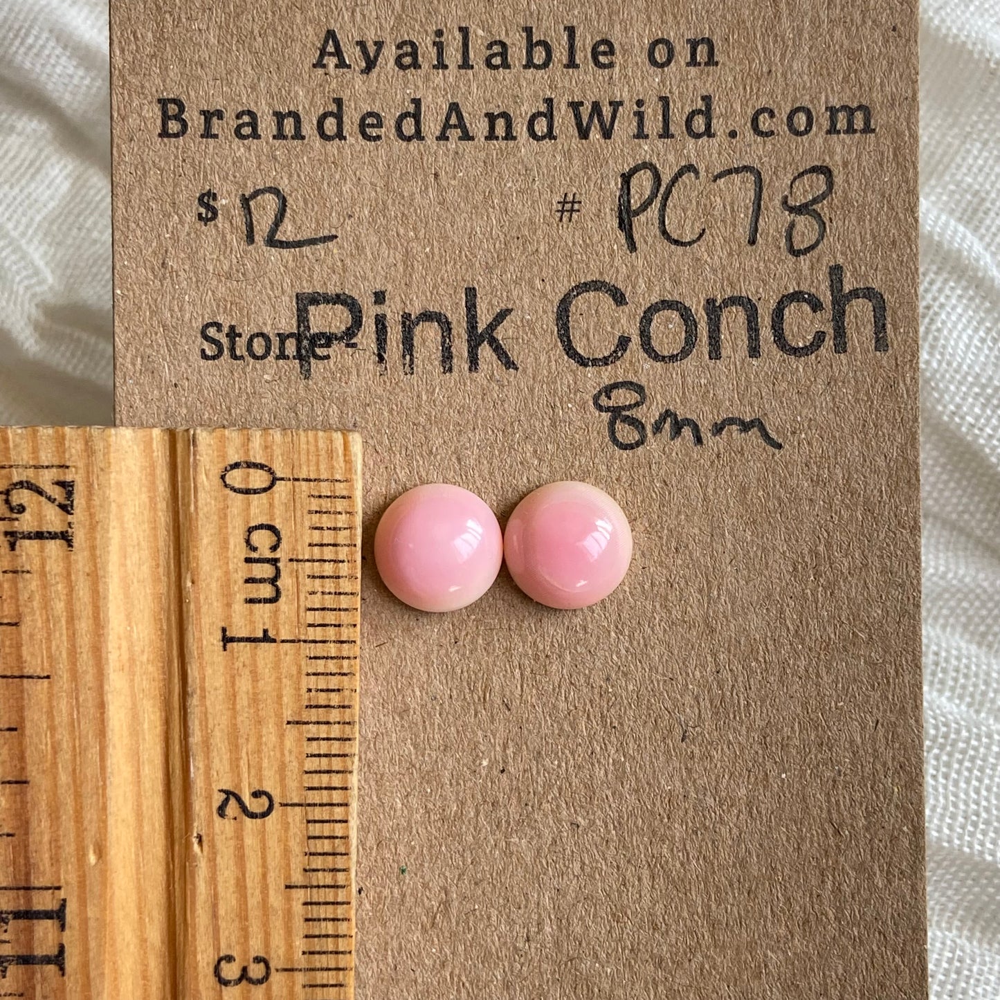 Pink Conch Cabochon - PC78