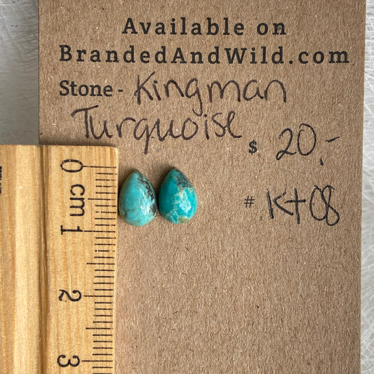 Kingman Turquoise (composite) Cabochon - KT08