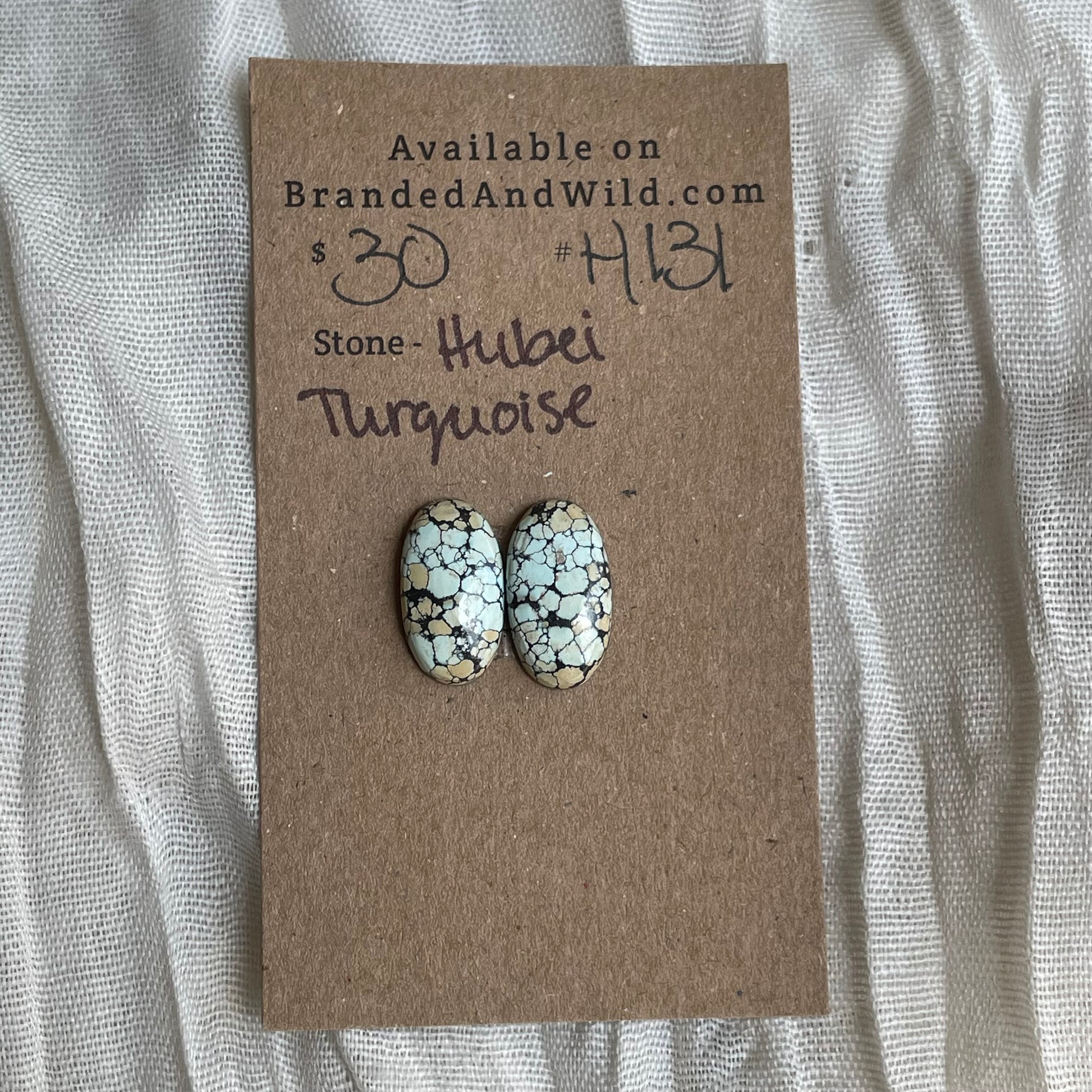 Hubei Turquoise Cabochon - H131 322251C4-0D9A-4E27-9C50-85289B7FD4EF Brandedandwild.com